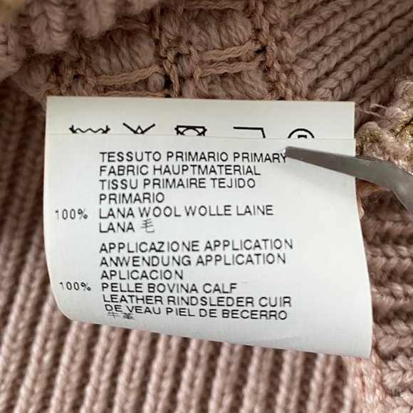 DSquared Metallic Gold Cropped Cardigan | M - Picture 9 of 10